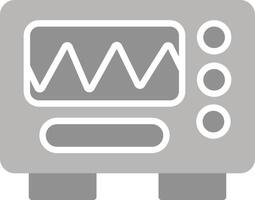 icône de vecteur d'oscilloscope