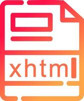 xhtml Créatif icône conception vecteur