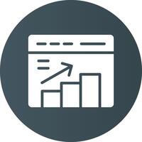 conception d'icône créative de statistiques vecteur