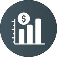 conception d'icône créative de statistiques vecteur