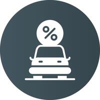 conception d'icône créative de prêt de voiture vecteur