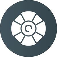 conception d'icône créative de roue de couleur vecteur