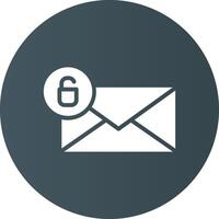 déverrouiller la conception de l'icône de création d'e-mail vecteur