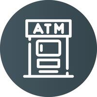 conception d'icône créative atm vecteur