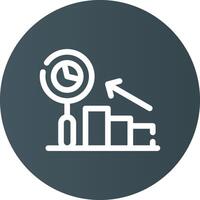 prédictif analytique Créatif icône conception vecteur