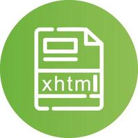 xhtml Créatif icône conception vecteur