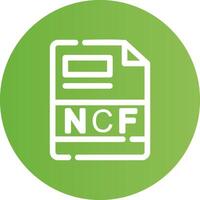 ncf Créatif icône conception vecteur