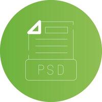 conception d'icône créative de fichier psd vecteur