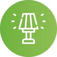 conception d'icône créative de lampe vecteur