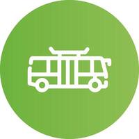 conception d'icône créative de bus vecteur