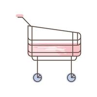 panier d'achat e-commerce vecteur