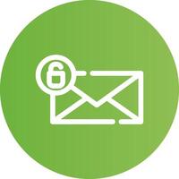 déverrouiller la conception de l'icône de création d'e-mail vecteur