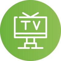 conception d'icône créative tv vecteur