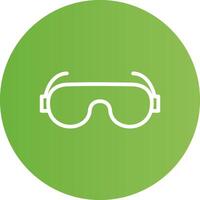 laboratoire des lunettes de protection Créatif icône conception vecteur
