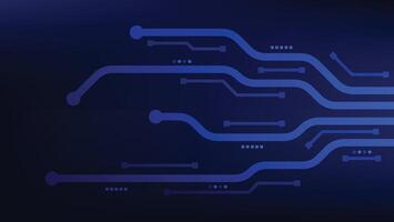 bleu circuit planche Contexte. futuriste numérique La technologie conception décoration vecteur