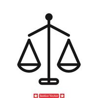 légal symbolisme élégant Justice échelle vecteur silhouettes pour professionnels