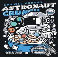 astronaute croquer dessin animé vecteur