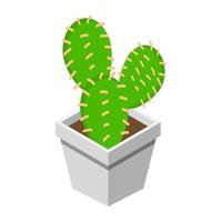concepts de cactus à la mode vecteur