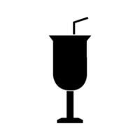 cocktail illustré sur blanc Contexte vecteur