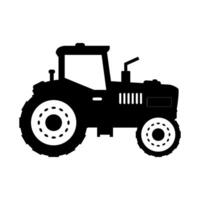 tracteur illustré sur blanc Contexte vecteur