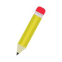 crayon illustré sur fond blanc vecteur