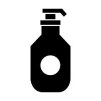 bouteille de savon illustrée sur fond blanc vecteur