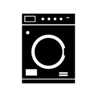 lave-linge illustré sur fond blanc vecteur