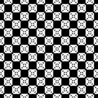 motif abstrait sans couture noir et blanc. arrière-plan et toile de fond. conception ornementale en niveaux de gris. vecteur