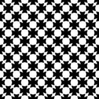 motif abstrait sans couture noir et blanc. arrière-plan et toile de fond. conception ornementale en niveaux de gris. vecteur