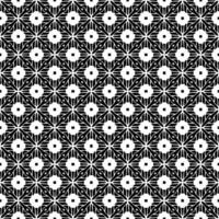 motif abstrait sans couture noir et blanc. arrière-plan et toile de fond. conception ornementale en niveaux de gris. vecteur