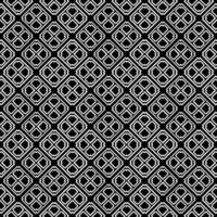 motif abstrait sans couture noir et blanc. arrière-plan et toile de fond. conception ornementale en niveaux de gris. vecteur