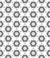 motif abstrait sans couture noir et blanc. arrière-plan et toile de fond. conception ornementale en niveaux de gris. vecteur