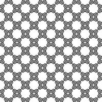 motif abstrait sans couture noir et blanc. arrière-plan et toile de fond. conception ornementale en niveaux de gris. vecteur