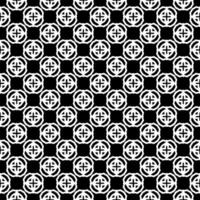 motif abstrait sans couture noir et blanc. arrière-plan et toile de fond. conception ornementale en niveaux de gris. vecteur