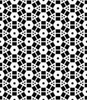 motif abstrait sans couture noir et blanc. arrière-plan et toile de fond. conception ornementale en niveaux de gris. vecteur