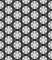 motif abstrait sans couture noir et blanc. arrière-plan et toile de fond. conception ornementale en niveaux de gris. vecteur