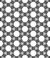 motif abstrait sans couture noir et blanc. arrière-plan et toile de fond. conception ornementale en niveaux de gris. vecteur