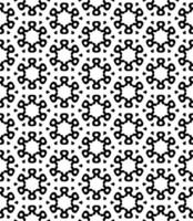 motif abstrait sans couture noir et blanc. arrière-plan et toile de fond. conception ornementale en niveaux de gris. vecteur