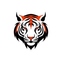 tigre tête logo vecteur