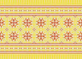 une magnifique géométrique ethnique Oriental modèle traditionnel sur blanc fond.aztèque style, broderie, résumé, vecteur, illustration.design pour texture, tissu, vêtements, emballage, décoration, tapis, impression. vecteur