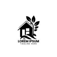 logo créatif maison intelligente détaillant avec un fond propre vecteur