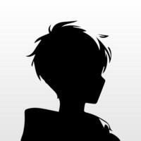 Jeune homme anime style personnage vecteur illustration conception. manga anime garçon noir cheveux visages dessin animé . visage Jeune homme anime style personnage vecteur illustration conception. garçon anime Masculin manga dessin animé