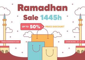 plat Ramadan ou ramadhan social médias carré Publier conception collection avec arabe style vecteur