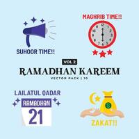 ramadhan ou Ramadan arabe ornement vecteur eps icône illustration