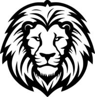 Lion - minimaliste et plat logo - vecteur illustration