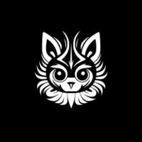 chat, minimaliste et Facile silhouette - vecteur illustration