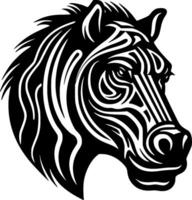 hippopotame, noir et blanc vecteur illustration