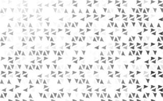 argent clair, couverture vectorielle grise dans un style polygonal. vecteur