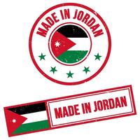 fabriqué dans Jordan timbre signe grunge style vecteur
