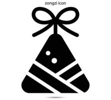 zongzi icône, vecteur illustrateur